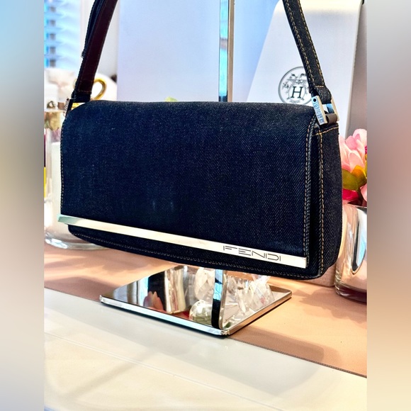 Fendi Handbags - Fendi Denim Baguette